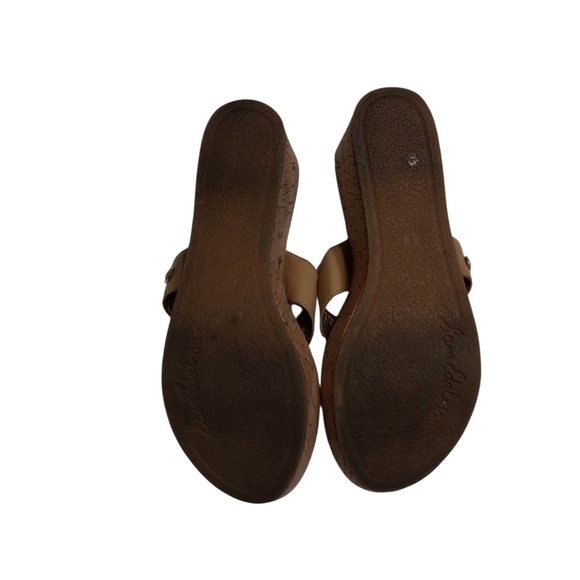Sam Edelman Tan Wedge Sandals - Picture 7 of 10